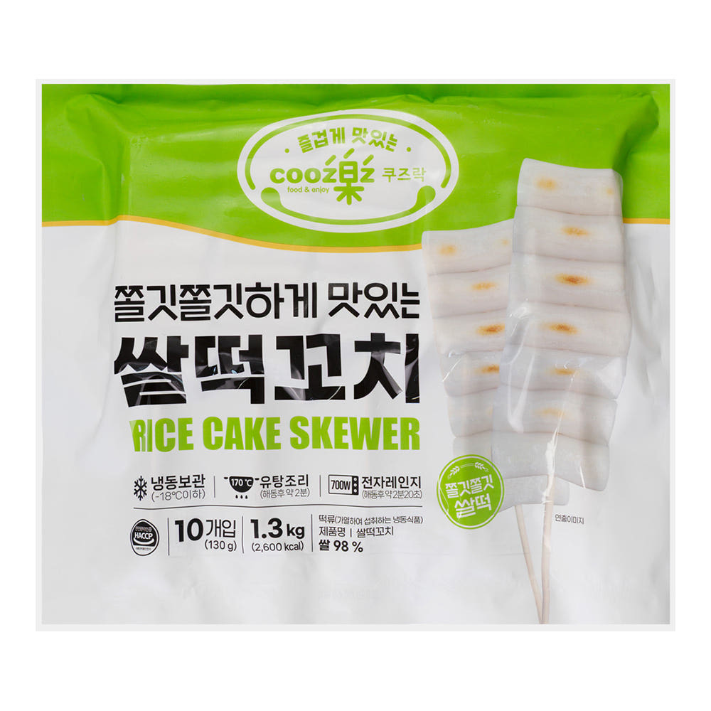 냉동 쿠즈락쌀떡꼬치130g